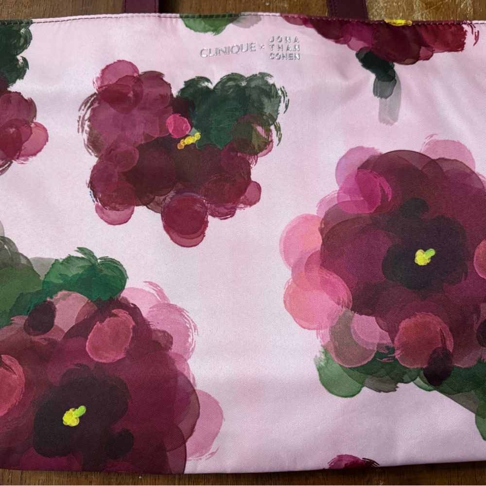 Clinique Jonathan Cohen Floral Tote Bag
